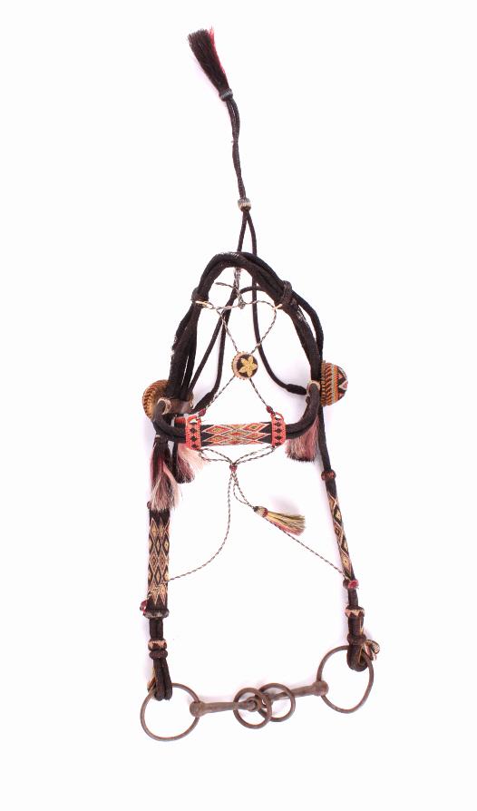 Walla Walla Prison Hitched Horsehair Bridle C 1890