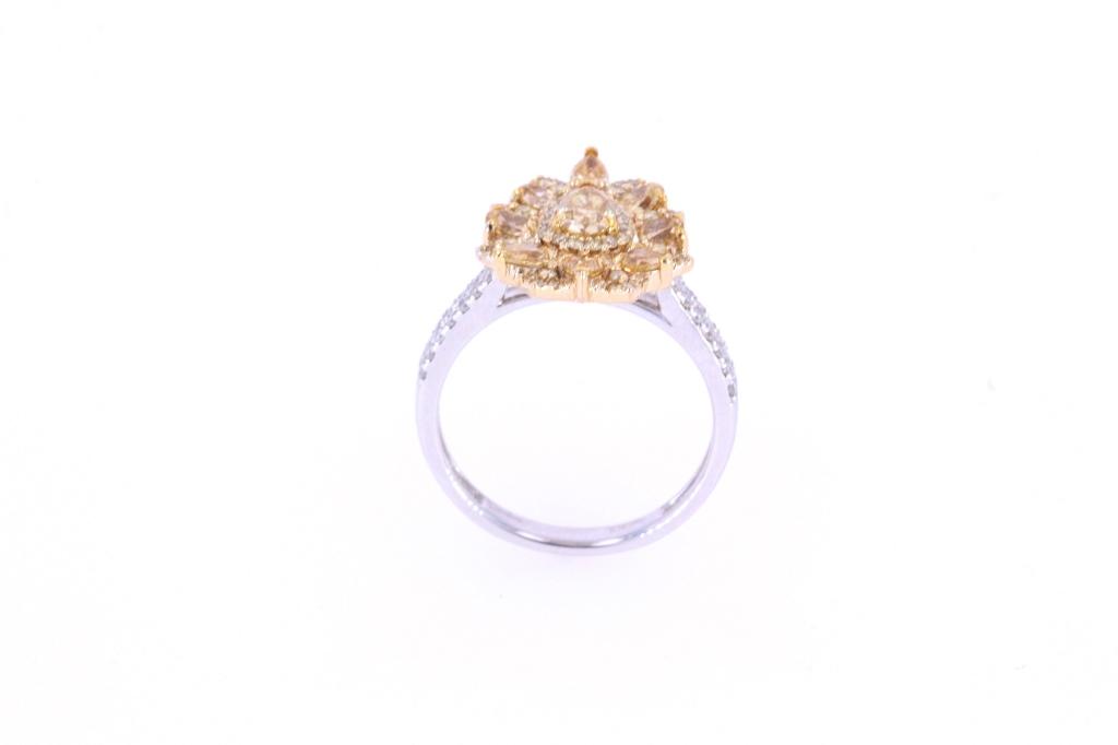RARE Natural Fancy Diamond & 14K Gold Ring