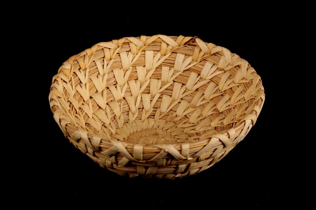 Collection of Three Papago Wheat Stitch Baskets