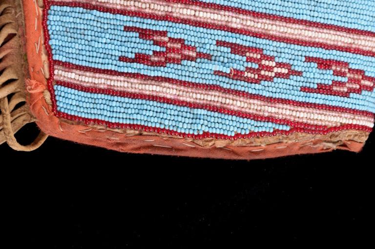 Plains Large Men's Fully Beaded Guantlet Cuffs