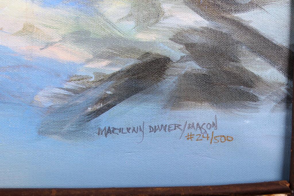 M. Dwyer-Mason Bernese Mountain Dog Ski Patrol Art