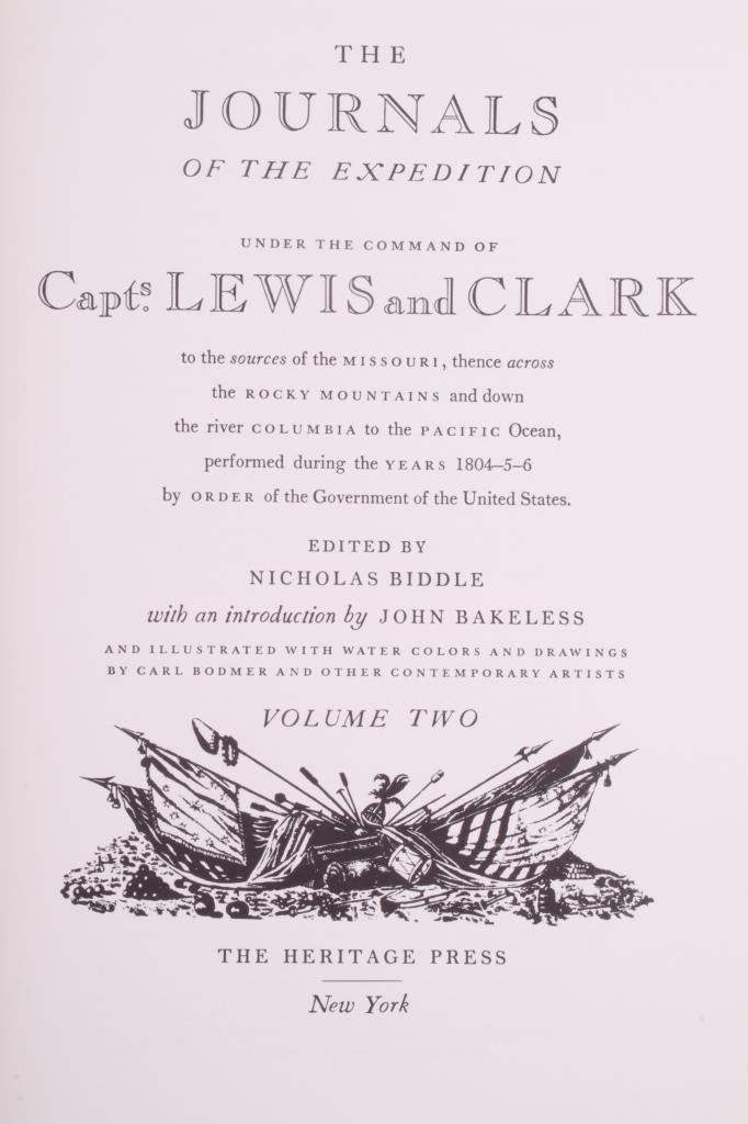 1st Ed. Journals of the Expedition Lewis & Clark