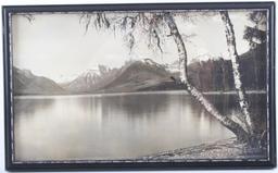 R. E. Marble Lake McDonald Glacier Park Photograph