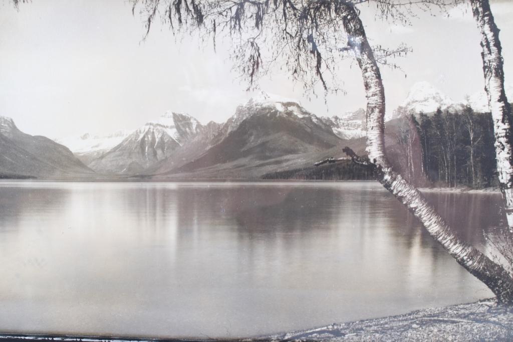 R. E. Marble Lake McDonald Glacier Park Photograph