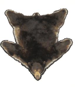 Montana Trophy Taxidermy Black Bear Felted Rug