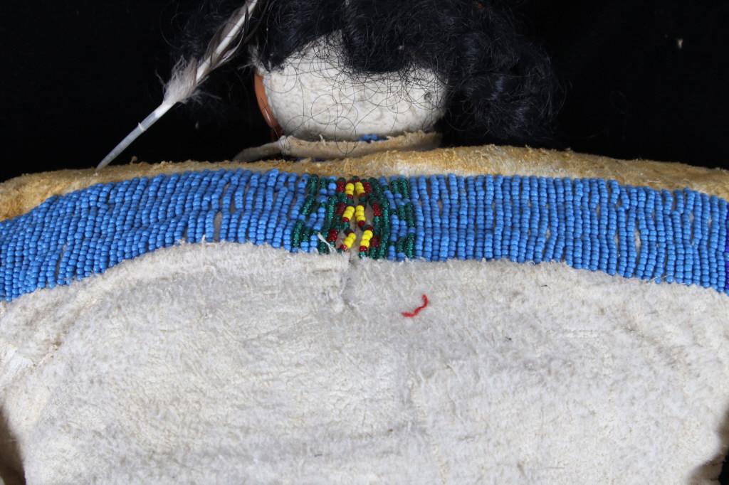 Northern Cheyenne Beaded Hide Doll Anna Clubfoot