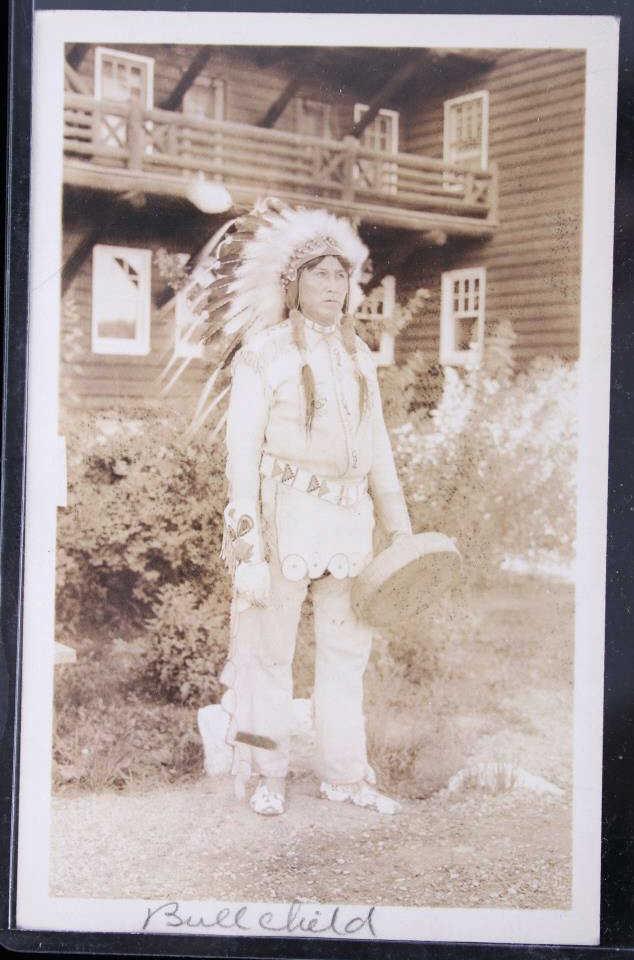 American Indian Glacier Real Photo Post Cards