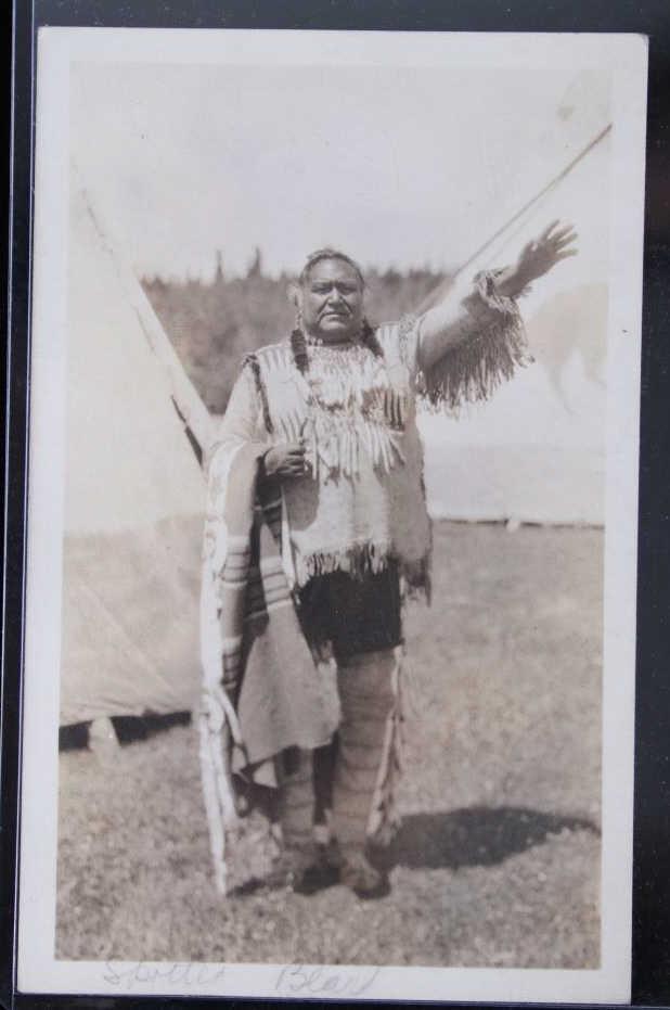 American Indian Glacier Real Photo Post Cards