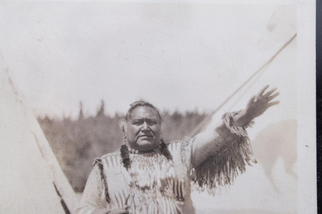 American Indian Glacier Real Photo Post Cards