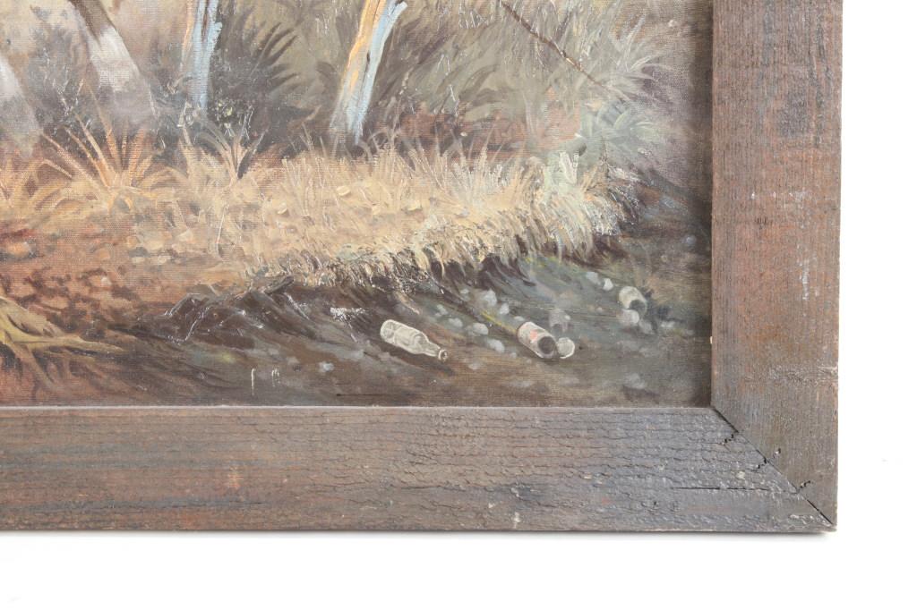 J.A. Kirkpatrick (1898-1984) Original Western Oil