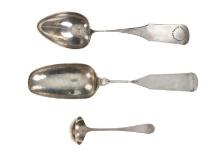 Dutch Made Large Silver Serving Utensil Collection