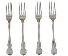 1948 Towle French Provincial Sterling Forks (4)