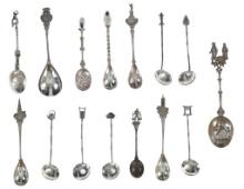 1890-1950s Sterling Spoon Collection (15)