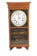 1890-1900 Regulator 2 Sessions Advertisement Clock