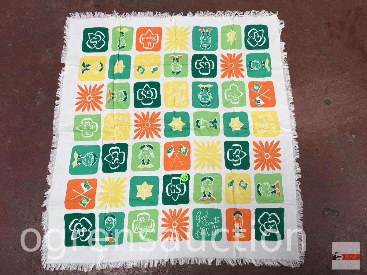 Girl Scouts - Vintage official Girl Scout scarf