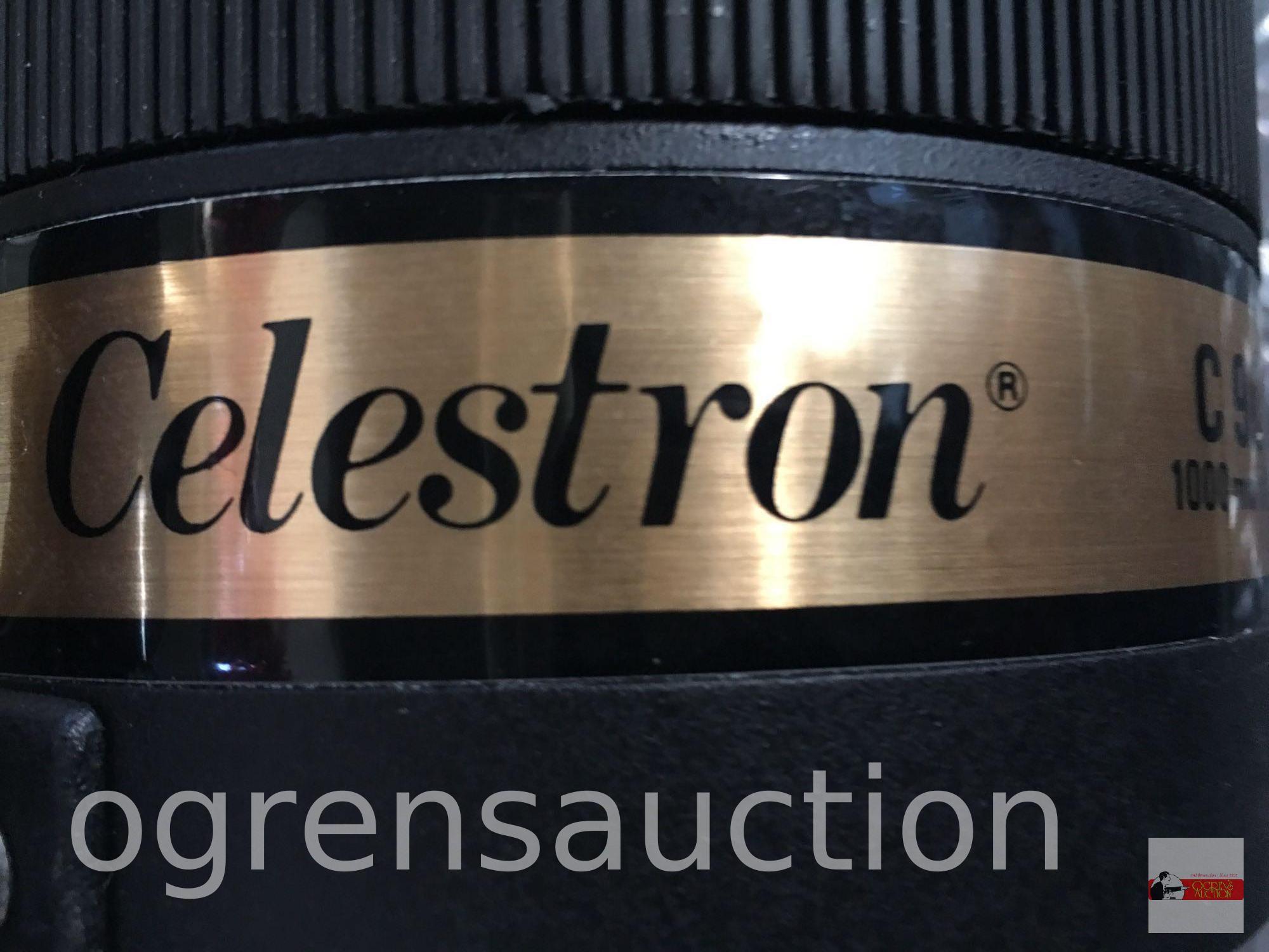 Celestron C90 series telescope and case