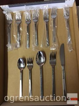 Flatware - Oneida stainless steel flatware - 52 pcs. new, never used