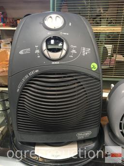 2 portable heaters - DeLonghi oscillating and misc.