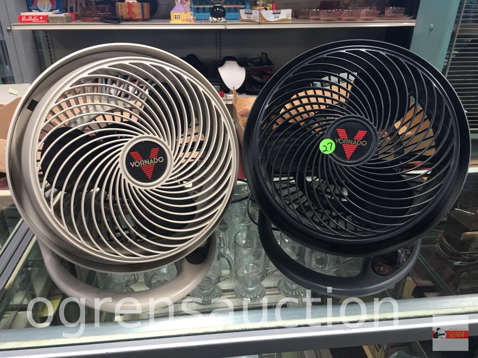 Fans - 2 Vornado 3 speed fans