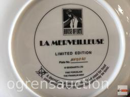 Collectibles - 5 Collector plates, Art Deco House of Erte', 8.25"w