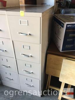 File cabinet - 4 drawer upright, beige