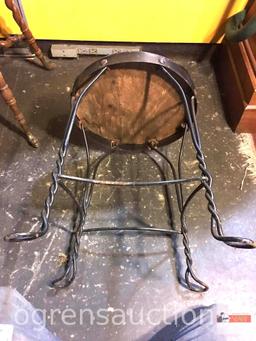 vintage ice cream parlor chair, 36.5"h