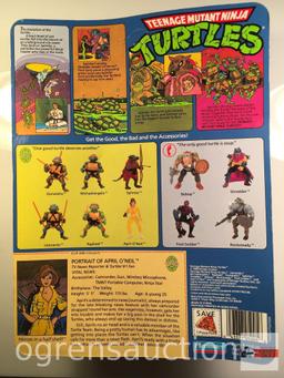 Toys - Teenage Mutant Ninja Turtles, 1988 April O'Neil, TV News Reporter and Turtles' #1 fan