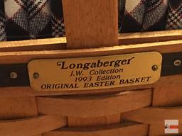 Longaberger Baskets - Handwoven, Dresden, Ohio, USA 1993 signed JW Collection, Orig. Easter Basket