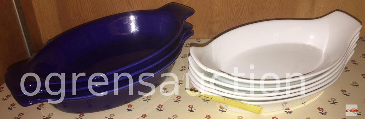 Dish ware / ovenware - 8 pcs. lasagne dishes