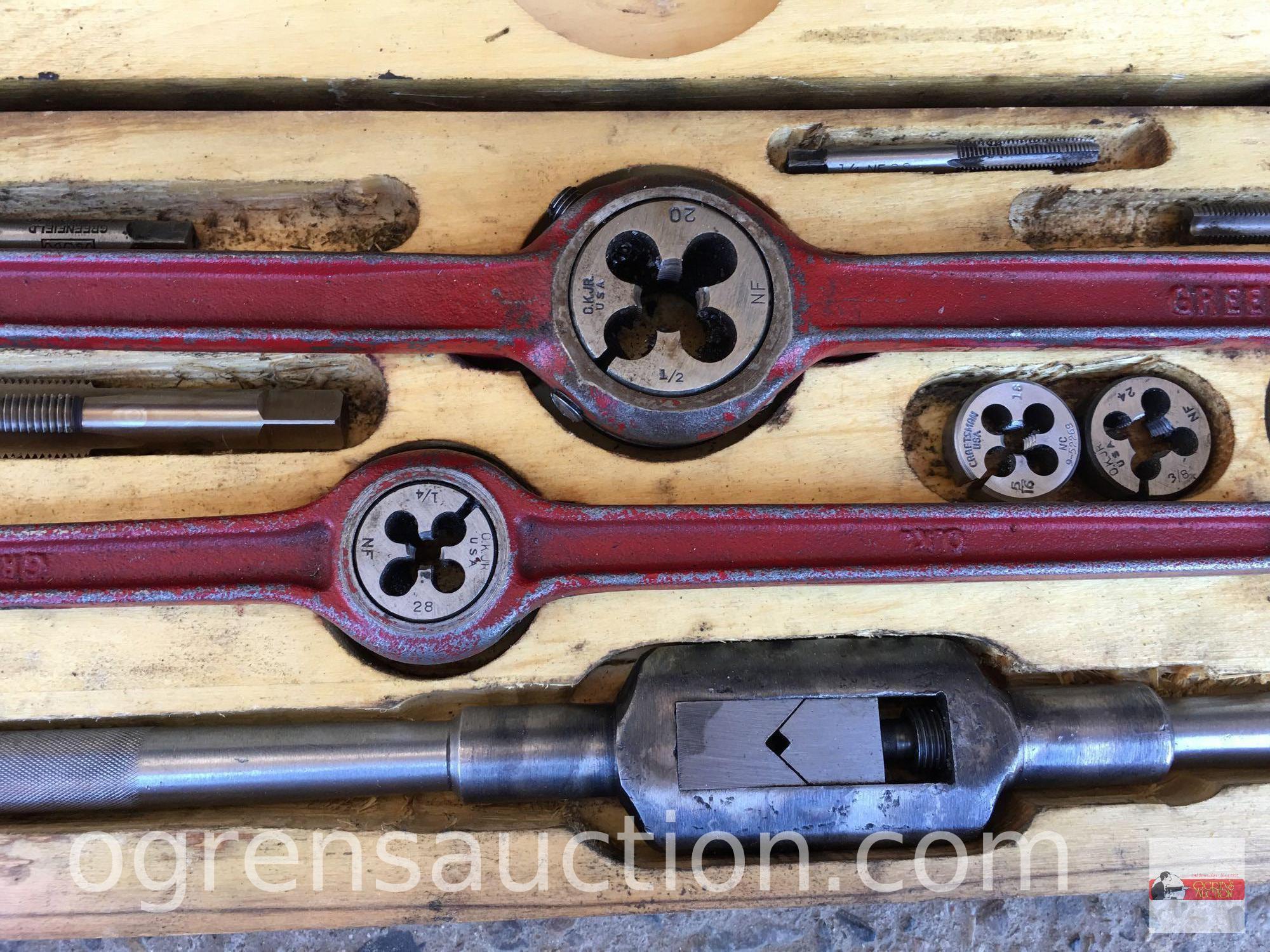 Tools - Vintage Tap & Die set, Greenfield, O.K. Round Die