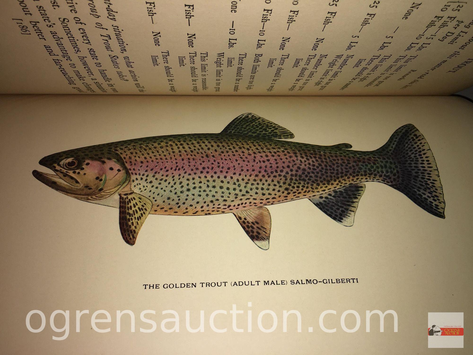 Books - Fishing - 1928 The Evolution of Trout, Trout Fishing in America by Charles Zibeon Southard