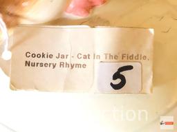 Cookie Jar - Treasure Craft Nursery Rhyme - The Cow jumped over the Moon, 10.5"h