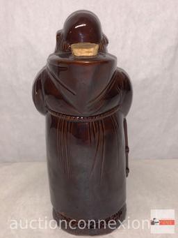 Monk decanter, Spiritually Uplifting, cork top