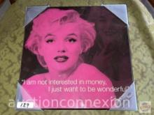 Decor Art - Celebrity Quotes Wall Decor, Marilyn Monroe