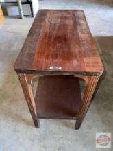 Furniture - End Table, Vintage 24"dx12"wx21"h