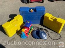 Toys - K'nex, 3 cases with contents etc.