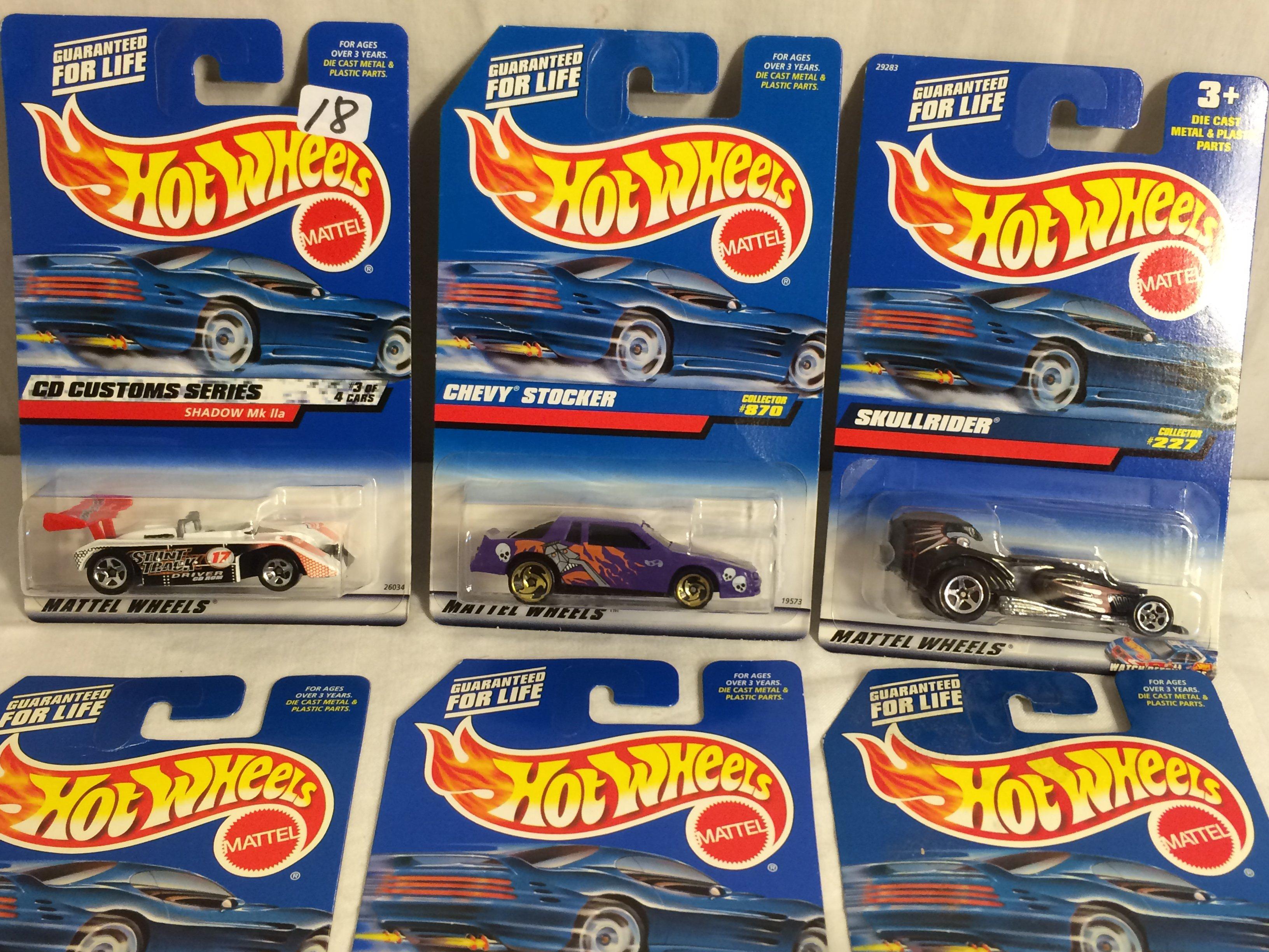 Lot of 6 Pieces Collector New in Package Hot wheels Mattel 1:64 Scale Die-Cast Metal & Plastic Parts