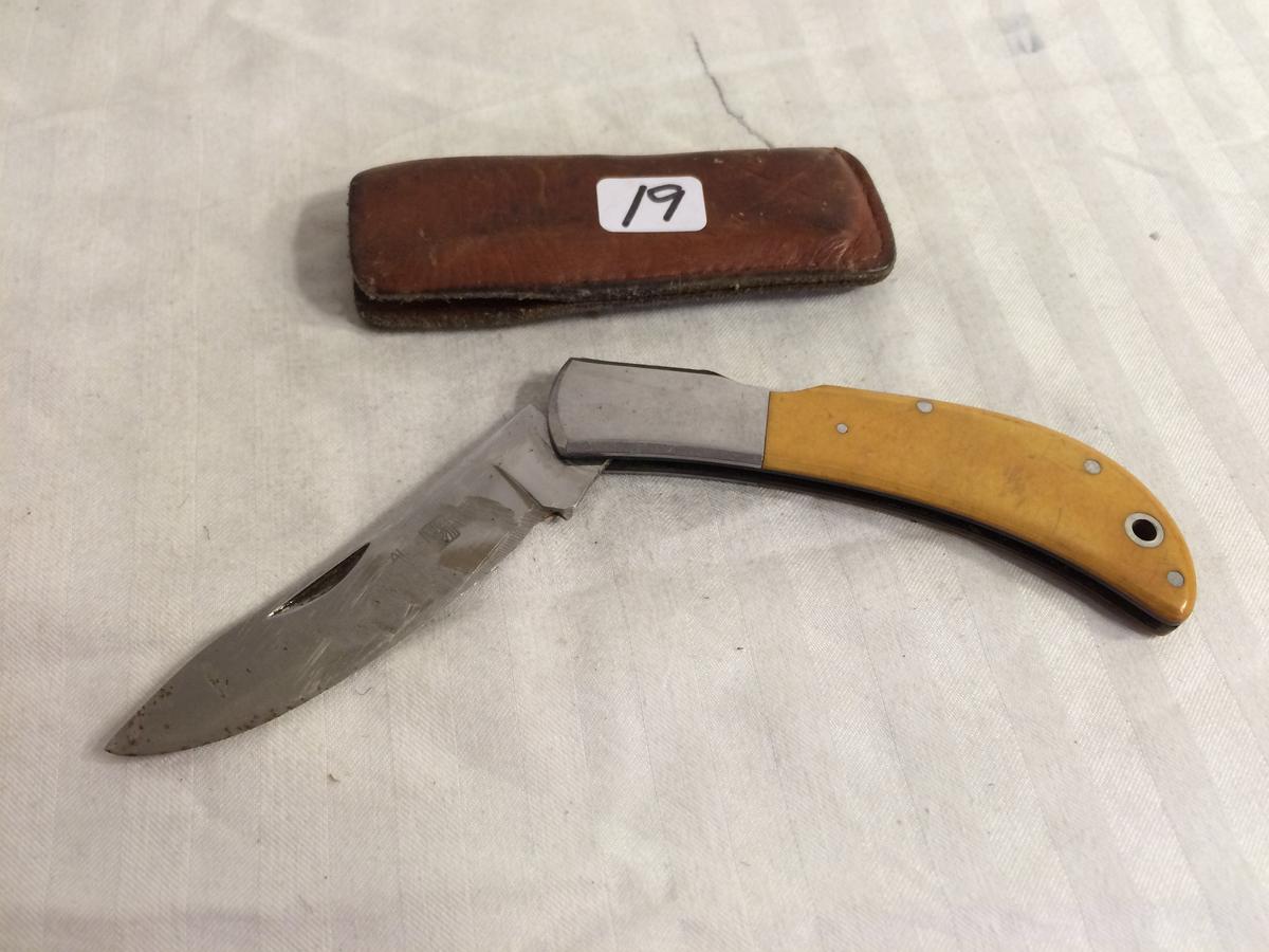 Collector Vintage Loose USA Seki Japan 4" Folded Knive