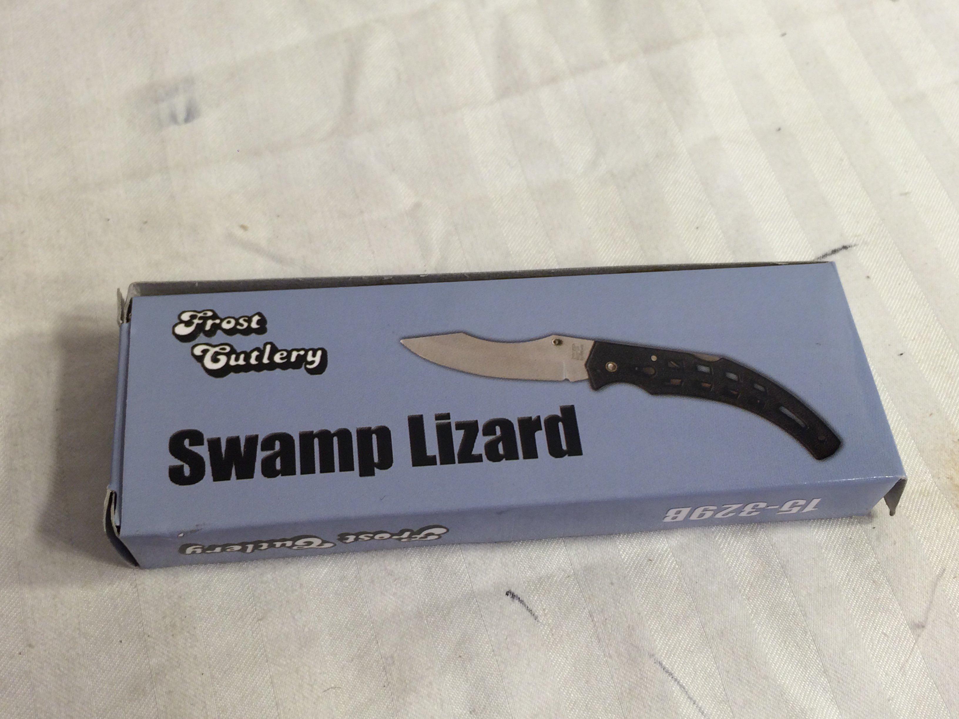 Collector NIPFrost Cutlery Swamp Lizard #15-329B 5" Folded Knive
