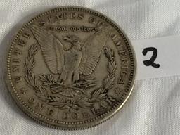 Collector Vintage 1879-S Morgan Silver One Dollar US $1 Silver Coin