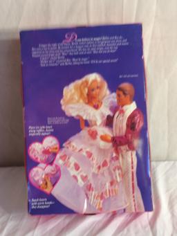 Collector NIP Mattel Barbie Doll Secret Hearts Barbie 13"Tall By 8.5"W Box Size