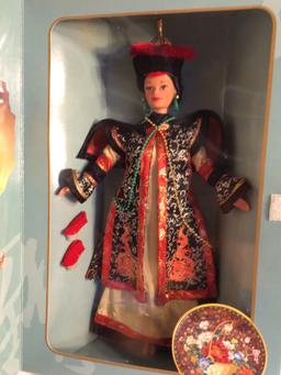 Mattel Barbie Doll Hongkong 1997 Commemorative Edition Chinese Empress Barbie 14"TX16.5"W