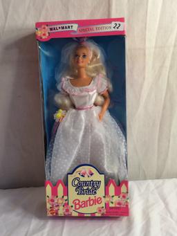 NIP Mattel Barbie Doll Country Bride Barbie Walmart Special Edition 13"Tall By 5.5"W Box Size