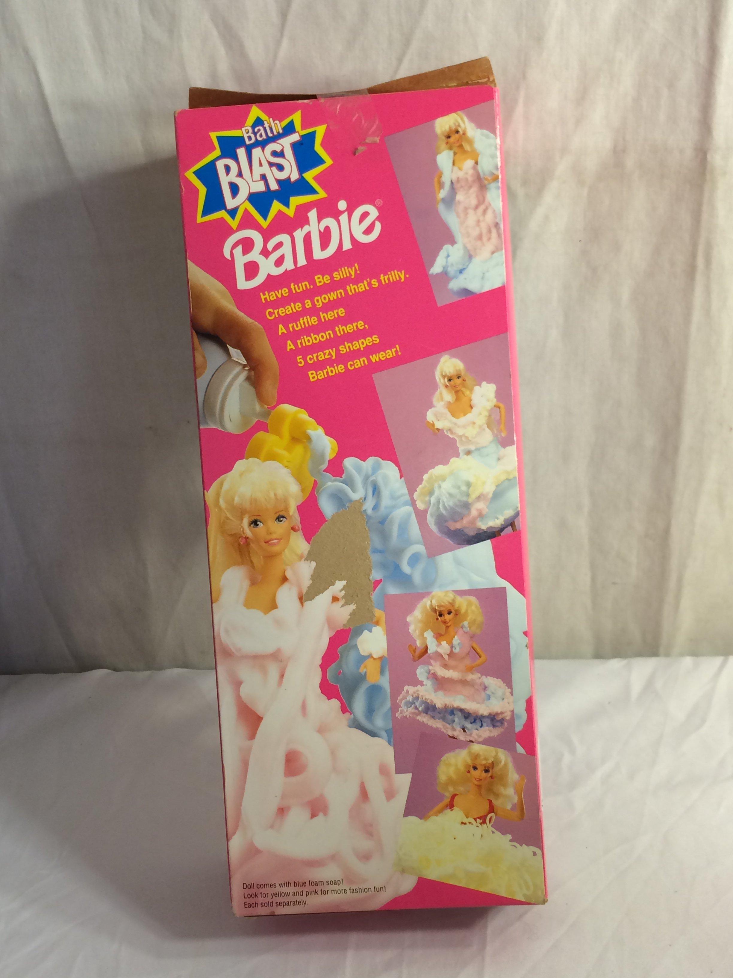 Collector NIP Mattel Barbie Doll Bath Blast Barbie 12.3/4"Tall By 4.5"W Box Size