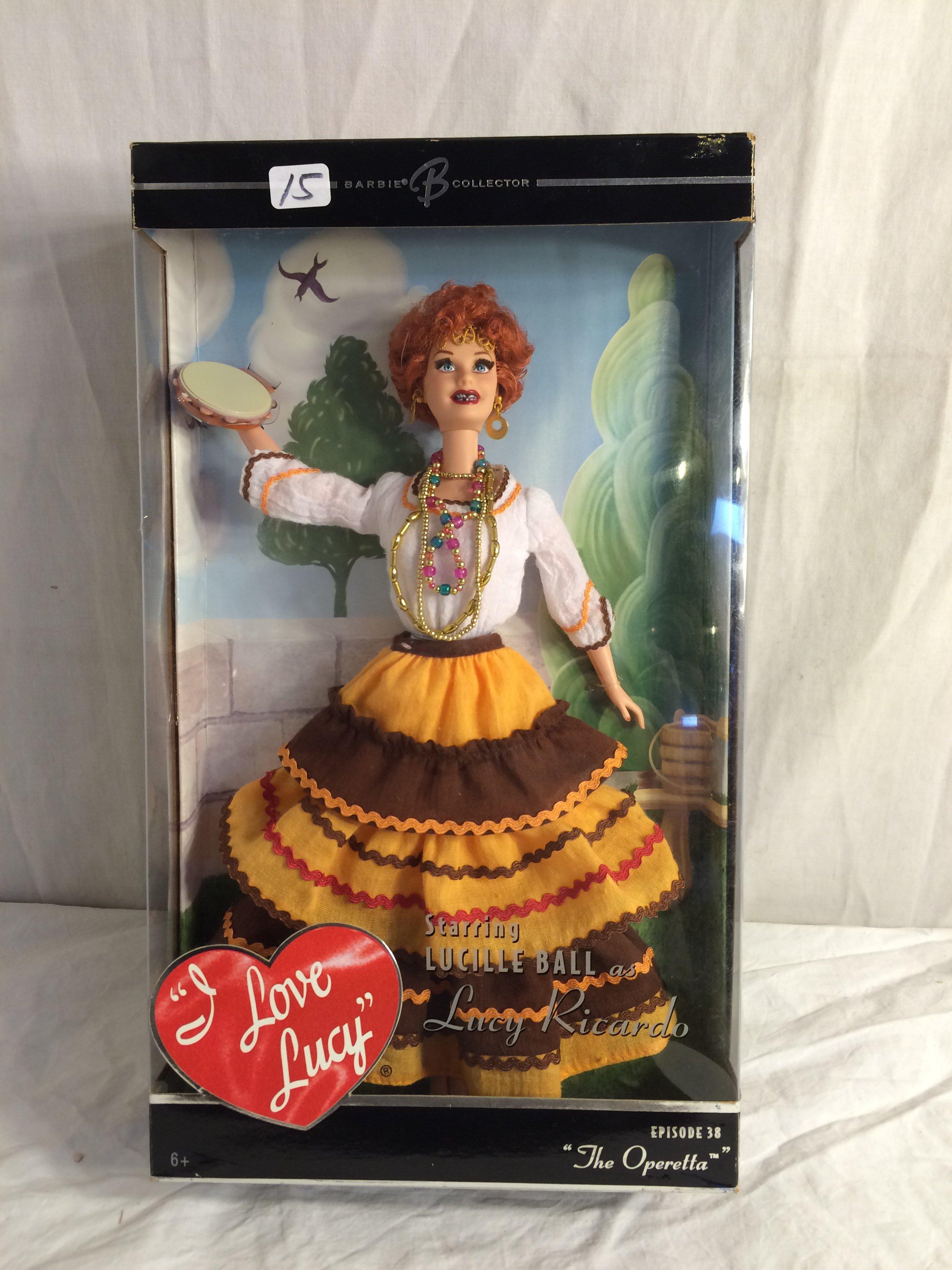 Collector Mattel Barbie Doll As I Love Lucy"Lucille Ball as Lucy Ricardo"13.5" Tall By 7.3/4" W Box