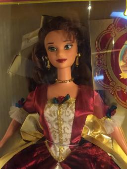 Collector Mattel Barbie Doll Disney's Holiday Princess Bell 14" Tall By 10 " Width Box Size