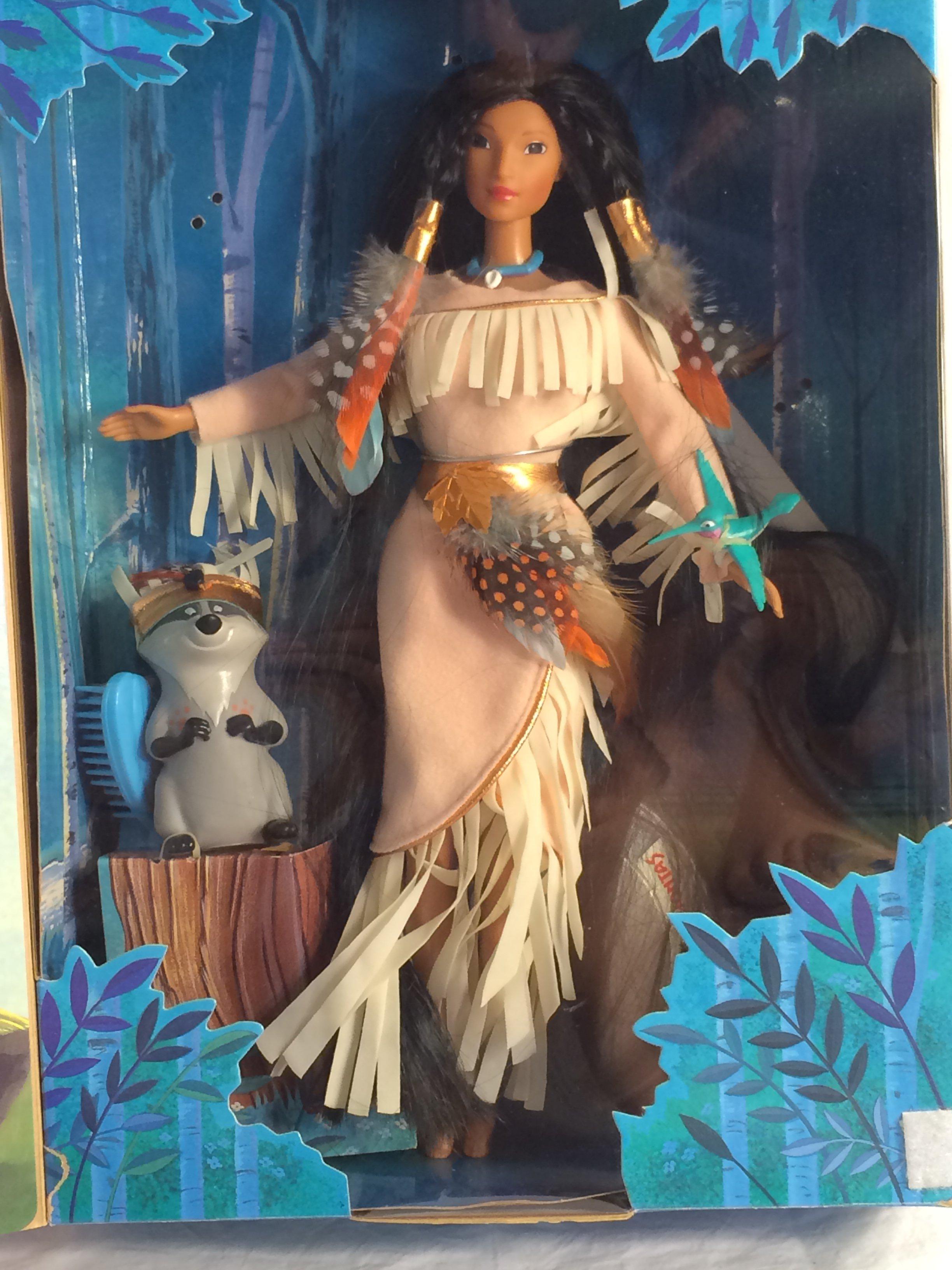 Collector Mattel Barbie Doll Disney's Pocahontas 13.5" Tall By 9" Width Box Size