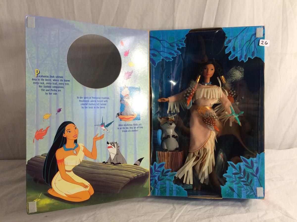 Collector Mattel Barbie Doll Disney's Pocahontas 13.5" Tall By 9" Width Box Size