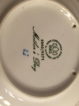 Collector Vintage B&G Royal Copenhagen Collector Plate Mothers Day 1971 Mors Dag Size:5"Round