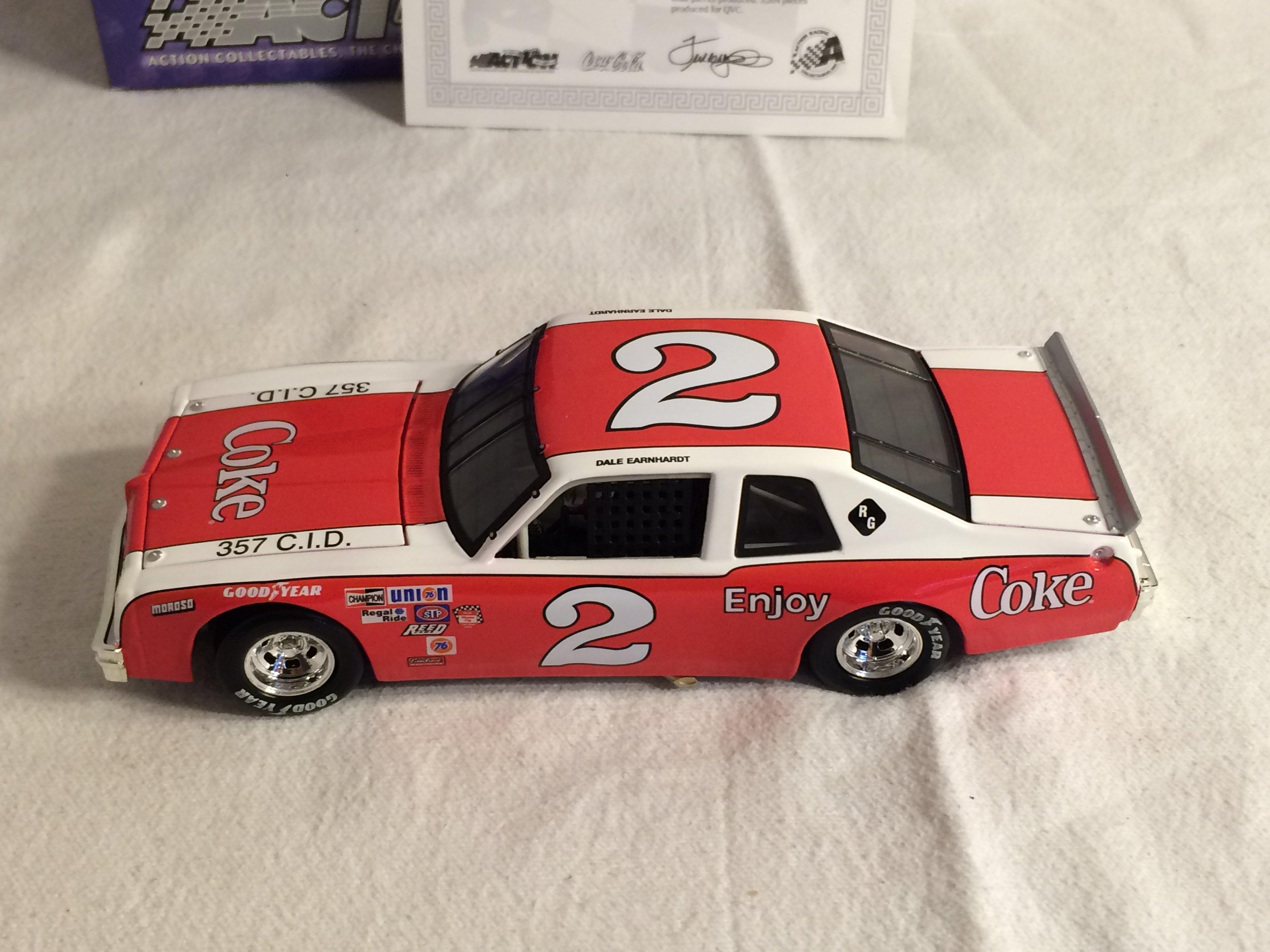 Collector Nascar Dale Earnhardt #2 Coke 1980 Ventura P/N102059 Scale 1:24 Stock Car